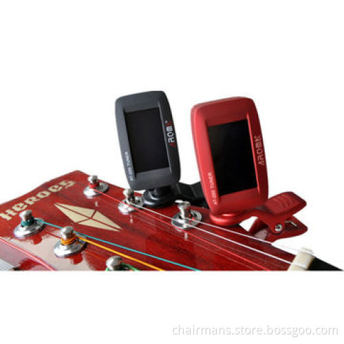 Clip-on Guitar Tuner for Guitar Bass, LCD Display